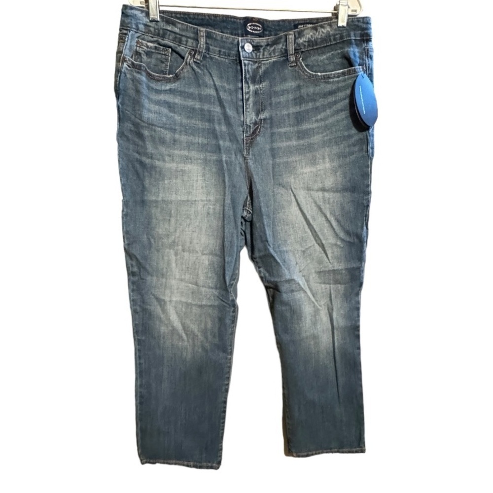 Scoop Crop Straight Jeans nwt